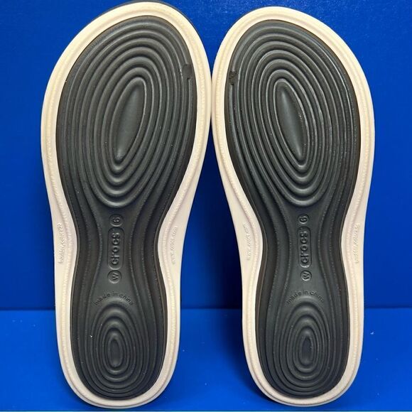 Crocs Womens Tone Skyler Brown Pink Slingback Flats 6 - Picture 7 of 10